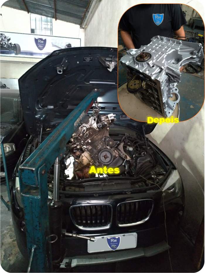 Retífica de Motor BMW X1 2.0 16V sDrive18i E84 N46B20